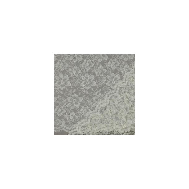 Lace Two-side Scallop, Off White
