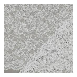 Lace Two-side Scallop, White