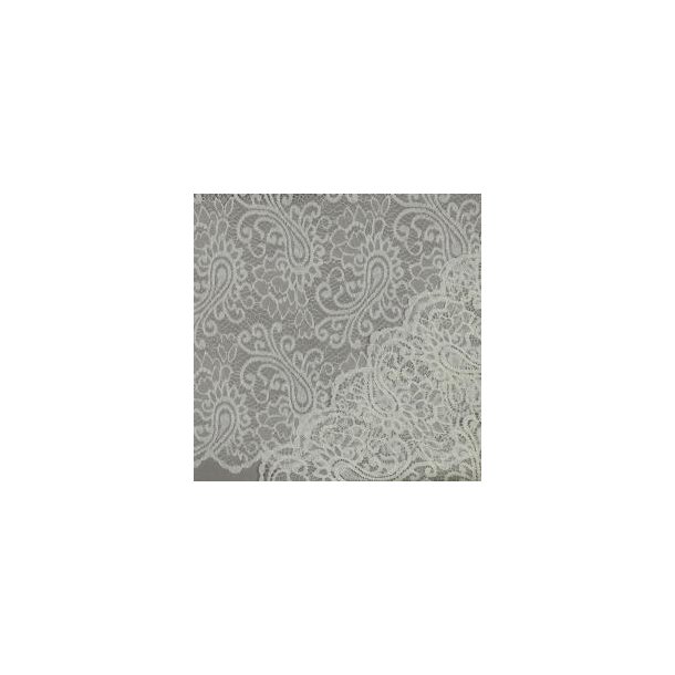 Lace Two-side Scallop, Off White
