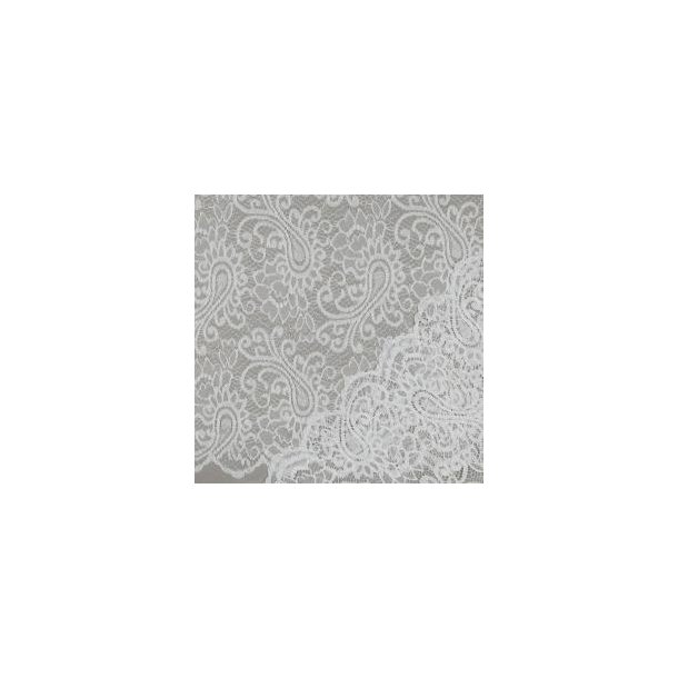Lace Two-side Scallop, White