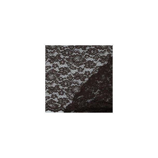 Lace Two-side Scallop, Dark Brown