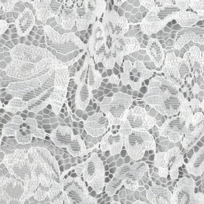 Lace two-side scallop, Off white