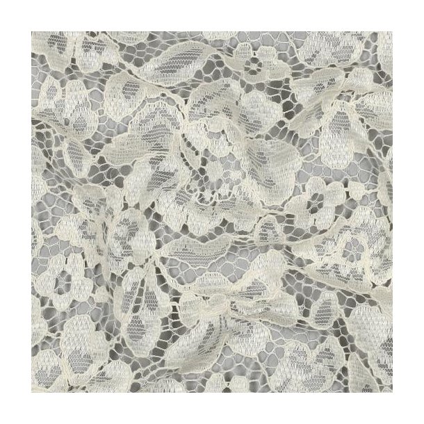 Lace two-side Scallop, Ecru