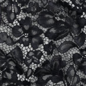 Lace two-side Scallop, Navy