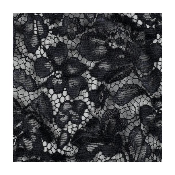 Lace two-side Scallop, Navy