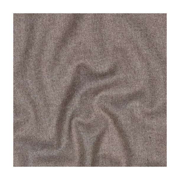 Viscose gabardine brushed stretch, Taupe melange