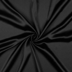 Satin stretch 170, Black