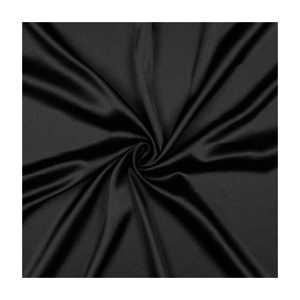 Satin stretch 170, Black