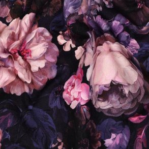 Sweat digital Flowers, Navy