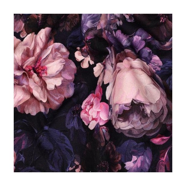 Sweat digital Flowers, Navy