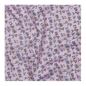 Fine poplin Flowers, lilac