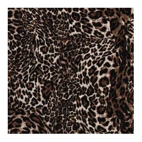 Viscose Radiance digital Animal skin, Brown