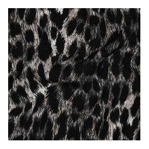Viscose Radiance digital Animal skin, Grey