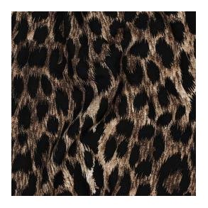 Viscose Radiance digital Animal skin, Brown