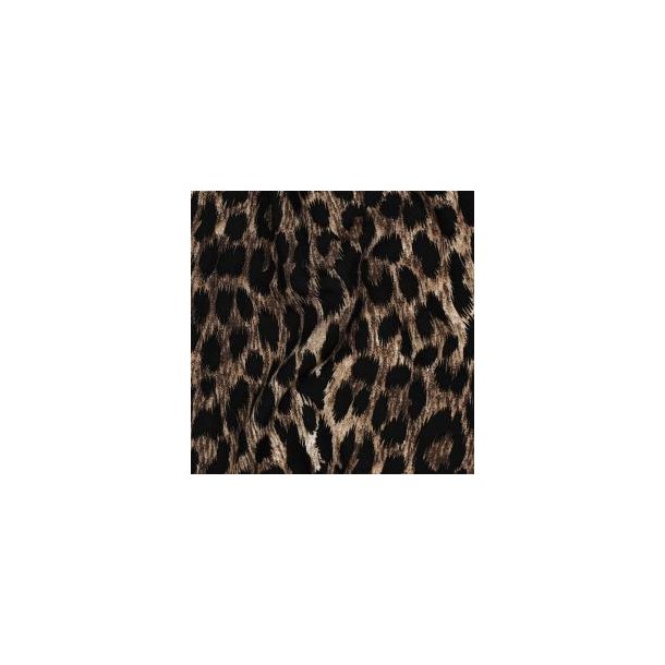 Viscose Radiance digital Animal skin, Brown