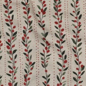 Canvas linen look digital Christmas, Natural
