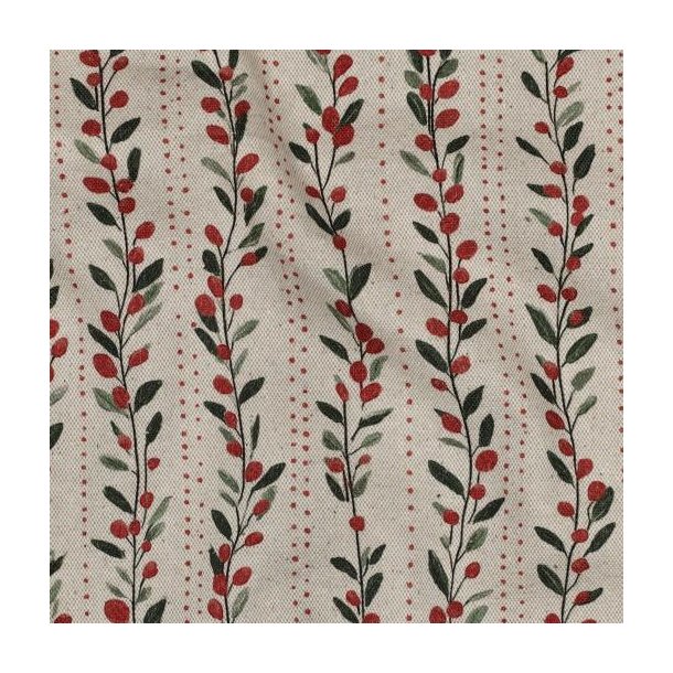 Canvas linen look digital Christmas, Natural