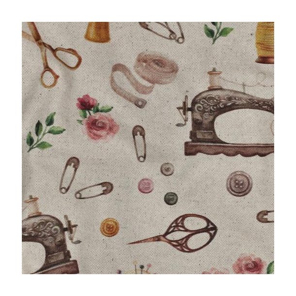 Canvas linen look digital Sewing Kit, Linen