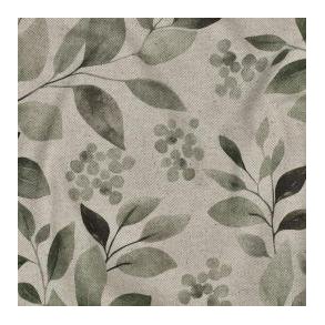 Canvas linen look digital Leaves, Natural