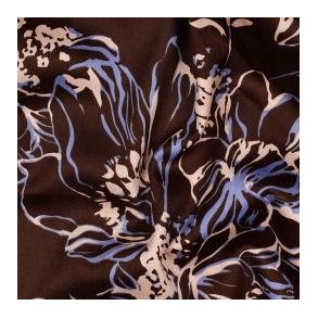 Cotton satin Flowers, Brown