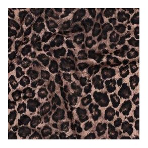 �kotex bomulds jersey digital Animal skin, Brown
