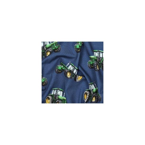 �kotex bomulds jersey Traktor, Blue