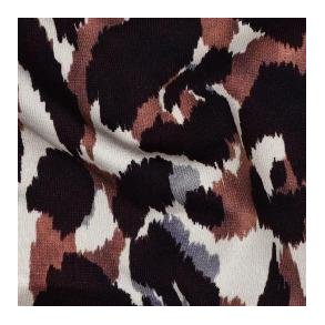 French Terry digital Abstract, Brown