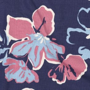 �kotex bomulds jersey Flowes, Navy