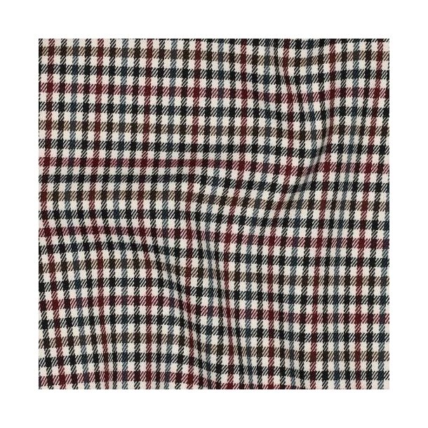Tartan check, Burgundy