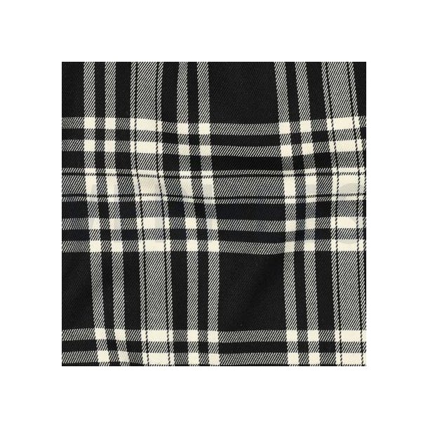 Tartan check, Black/ecru