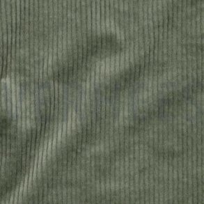 Corduroy washed stretch 6W, Green