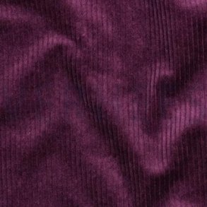 Corduroy washed stretch 6W, Dark purple