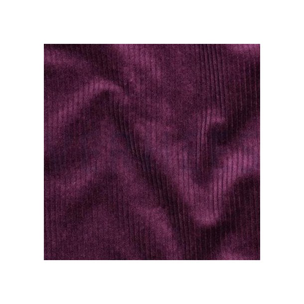 Corduroy washed stretch 6W, Dark purple