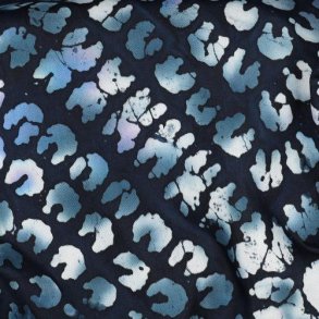 Handcrafted batik viscose, Navy