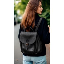 Fake leather, Black