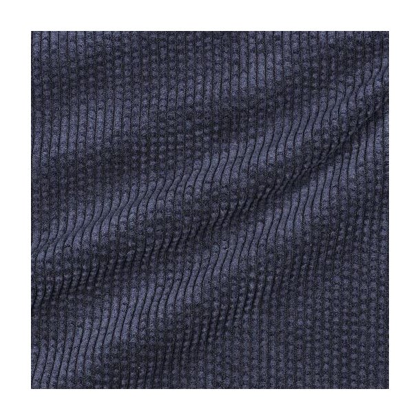 Faux fur m/babyfl�jl p� bagsiden, Navy