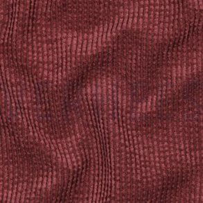 Faux fur m/babyfl�jl p� bagsiden, Burgundy