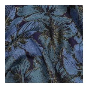 Jacquard Flowers, Blue