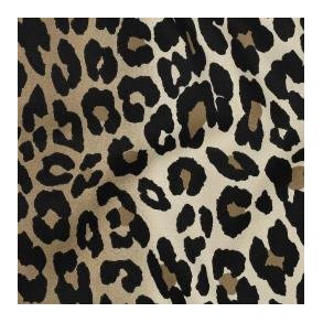 Cotton Twill stretch Animal skin, Brown