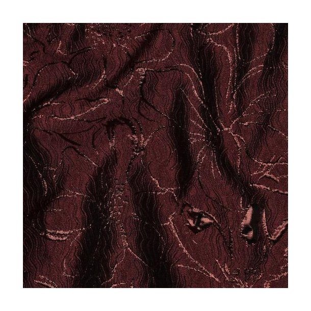 Jacquard Flowers, Burgundy