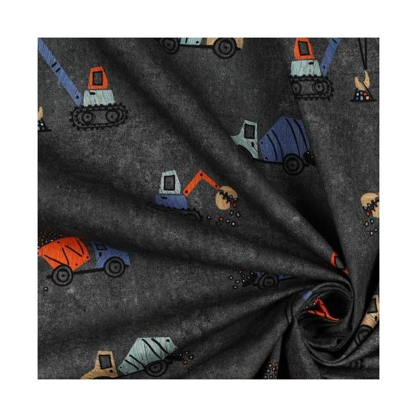 Fine poplin digital Work vehicles