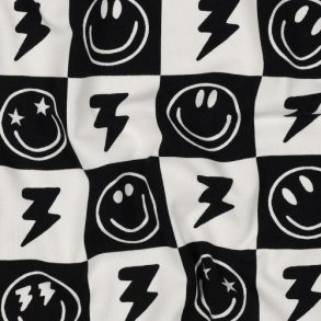 �kotex bomulds jersey, Happy faces