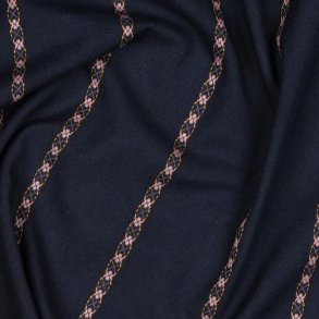 Cotton jacquard Dobby, Navy