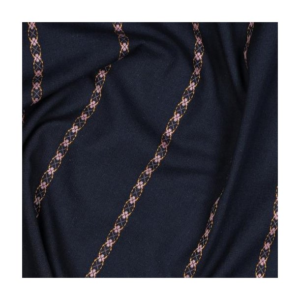 Cotton jacquard Dobby, Navy