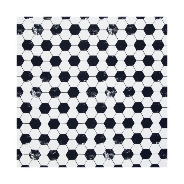 Kube Poplin, sort/hvid