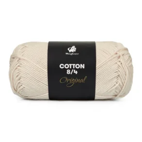 Cotton 8/4, R�hvid