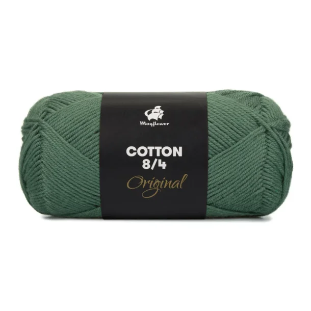 Cotton 8/4, M�rk olivengr�n