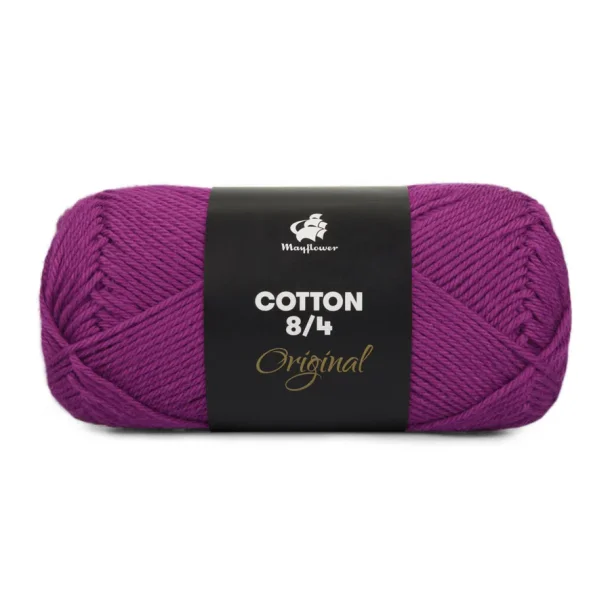 Cotton 8/4, M�rk magenta