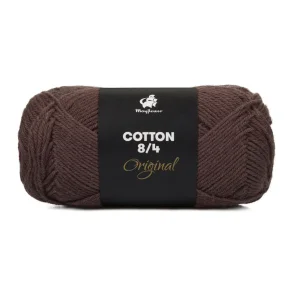 Cotton 8/4, M�rkebrun