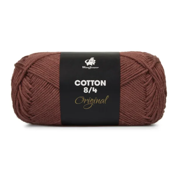Cotton 8/4, R�dbrun